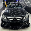 Lame Avant Mercedes Classe C W204 S204 2011-2014 Noir Brillant