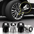 Bouchons de Valve Peugeot 208 308 508 Anti-Poussière