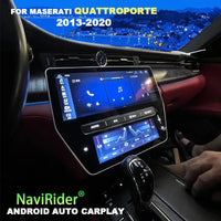 Autoradio Android 13 Maserati Quattroporte 2013-2020 Écran 12,3 Pouces CarPlay GPS 4G
