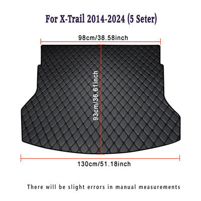 Tapis de Coffre Nissan X-Trail 5 Places 2008-2025