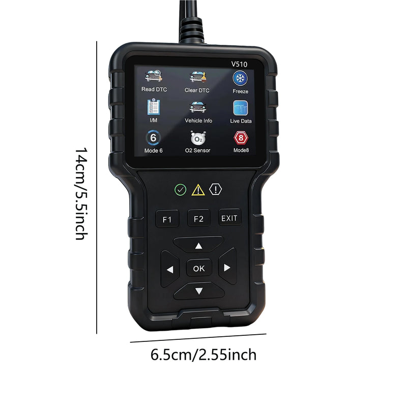 Valise Diagnostic OBD2 V510 Lecteur de Code Écran Couleur