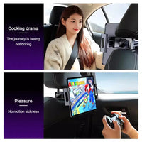 Support Téléphone Tablette SEAMETAL Siège Arrière Voiture