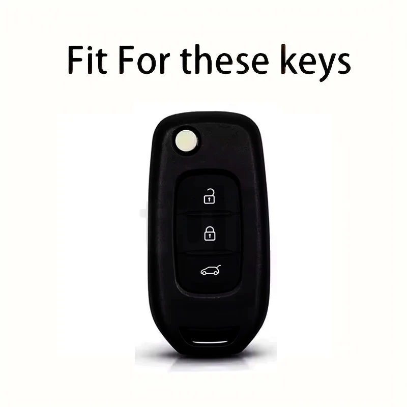 Étui de Protection Clé Renault Dacia TPU Clio 5 Captur Arkana Kadjar Sandero Stepway Logan Twingo Kwid Trafic