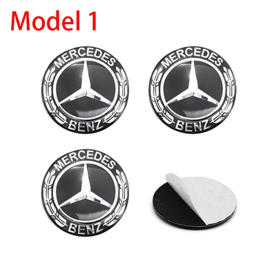 Autocollants Emblème de Moyeu Mercedes AMG 56mm 60mm 65mm