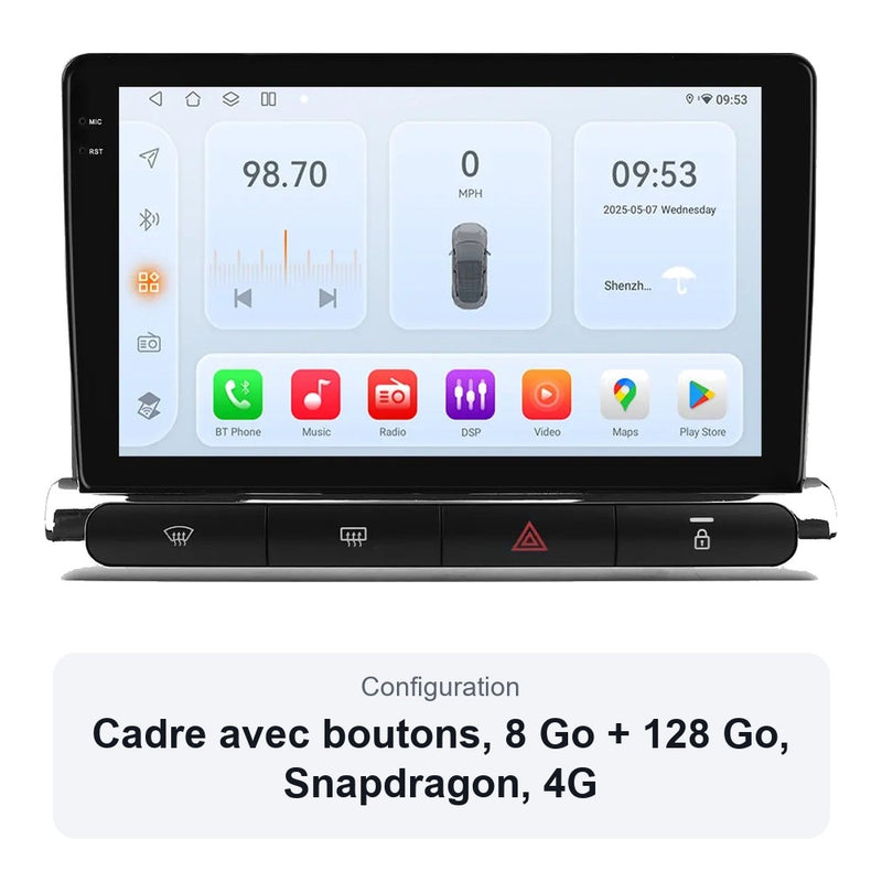 Autoradio CarPlay Citroën C3 C3 Aircross C4 Aircross 2017-2023