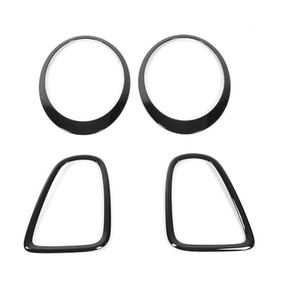 Entourages d'Optique Mini Cooper R56 R57 R58 R59 Noir Brillant