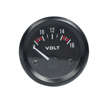 Jauge 52 mm 12V Température d'Eau d'Huile Pression Volts Ampèremètre