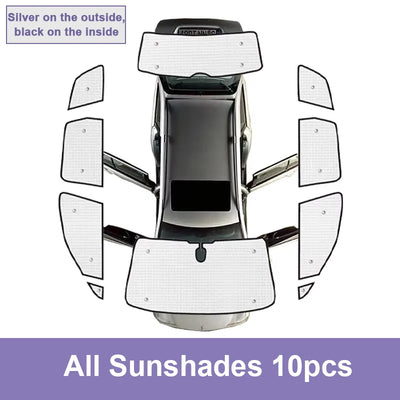Pare-Soleil Magnétique Volkswagen Touareg 7P 2010-2018