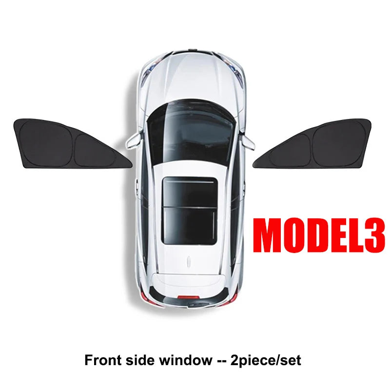 Pare-Soleil Tesla Model 3 Highland Toit Ouvrant, Pare-Brise et Vitres Latérales