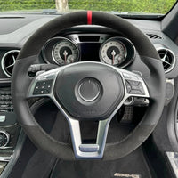 Couvre Volant à Coudre Mercedes Classe C W204 AMG Suédine 2012-2015