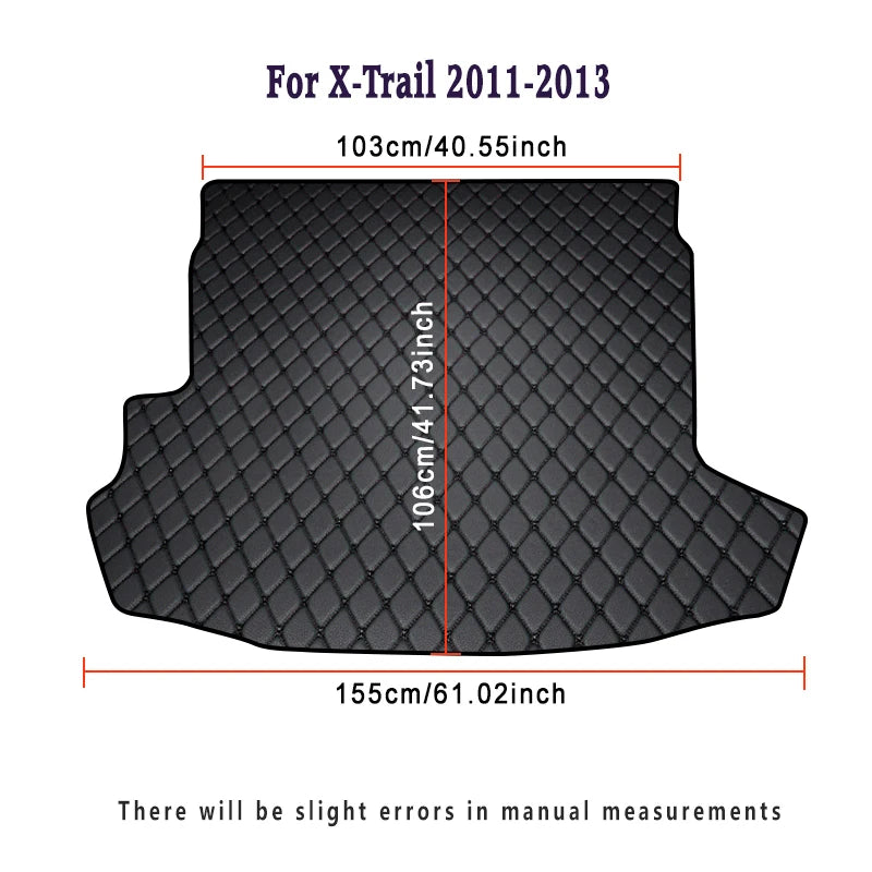 Tapis de Coffre Nissan X-Trail 5 Places 2008-2025