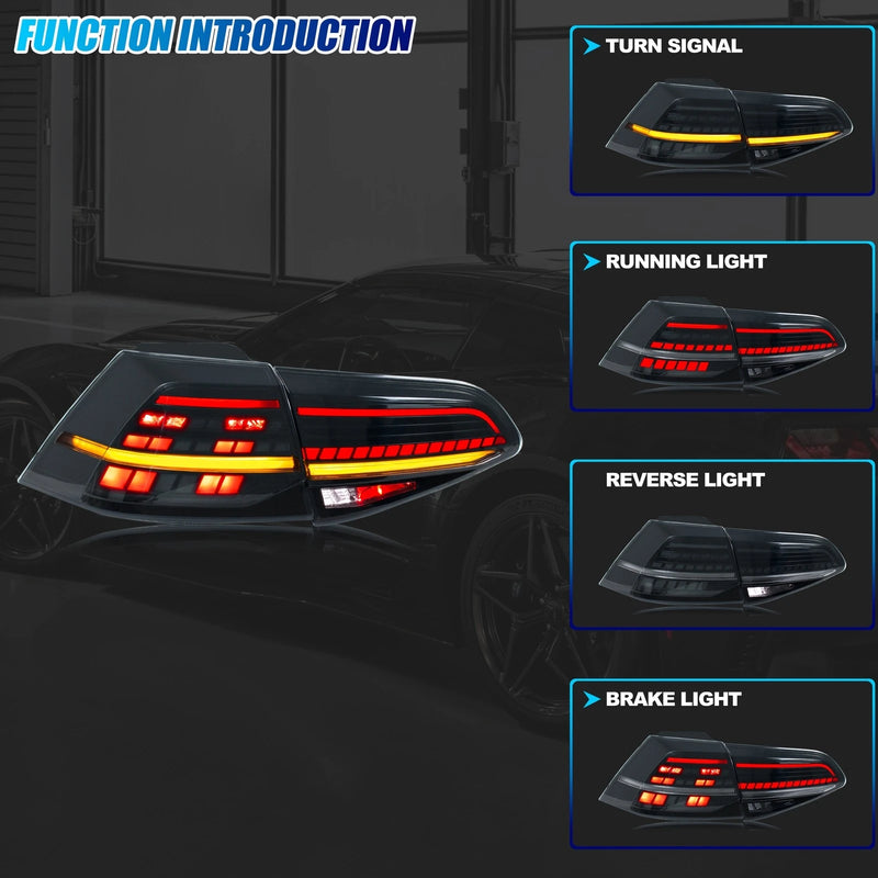 Feux Arrière LED VW Golf 7 MK7 2013-2020