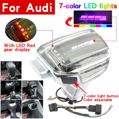 Pommeau de Vitesse Cristal LED Volkswagen Golf Audi A3