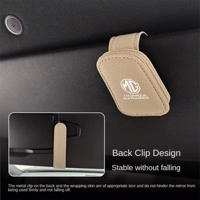 Support Magnétique de Lunettes en Cuir MG ZS HS MG4 MG5