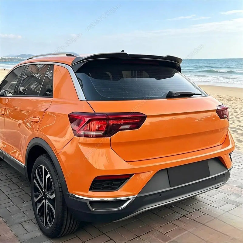 Aileron Arrière Volkswagen T-Roc 2017-2025 Noir Brillant ou Aspect Carbone