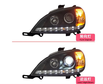 Phares LED Mercedes ML W163 ML280 Angel Eyes DRL Diurne