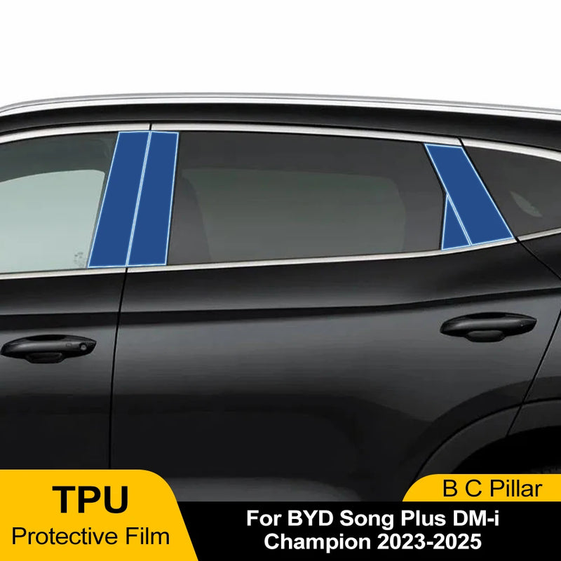 TPU Door Sill Protection Film for BYD Song Plus DM-i 2023-2025