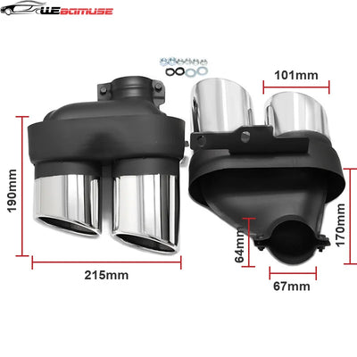 Embout d'Échappement Audi A6 A7 C8 Style S6 S7
