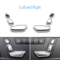 Cache-Boutons de Réglage de Siège Mercedes W204 W212 W166 — vue de face