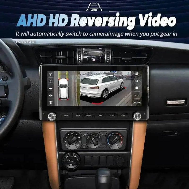 Autoradio Écran 12,3 Pouces Toyota Fortuner et Hilux 2015-2021 Android 14 CarPlay Sans Fil DSP