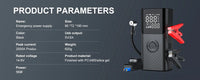Booster de Batterie Voiture 2500A 4 en 1 Compresseur 150 PSI