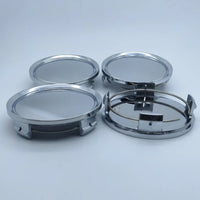 Cache-Moyeux Universels 75mm ABS Noir ou Argent — exemple de montage