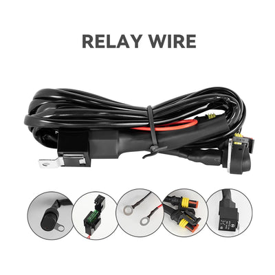 Faisceau de Câblage Relais pour Phare LED Moto
