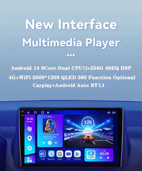 Autoradio Android 16 Dodge Challenger 2011-2014 Écran QLED CarPlay GPS Caméra DVR