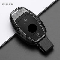 Étui de Protection Clé Mercedes Classe A B C E GLA GLC CLA CLS Fibre de Carbone 2 ou 3 Touches