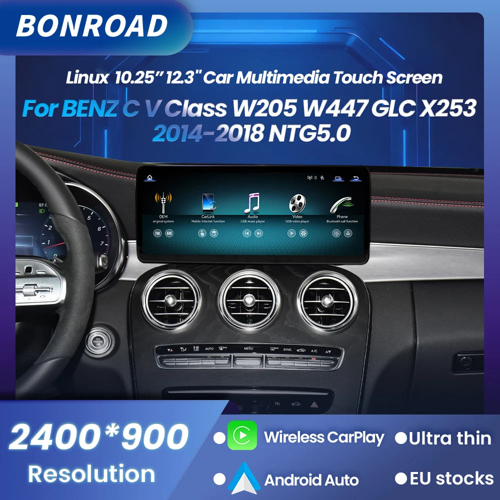 Autoradio Mercedes Classe C W205 GLC 2014-2018