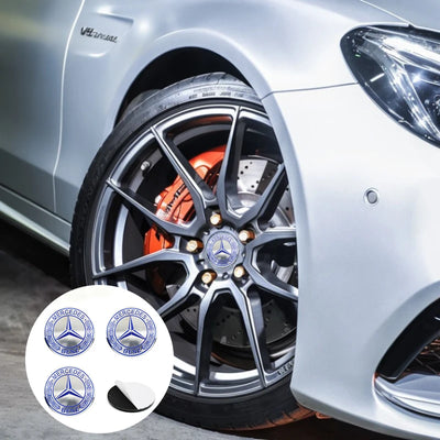 Autocollants Emblème de Moyeu Mercedes AMG 56mm 60mm 65mm