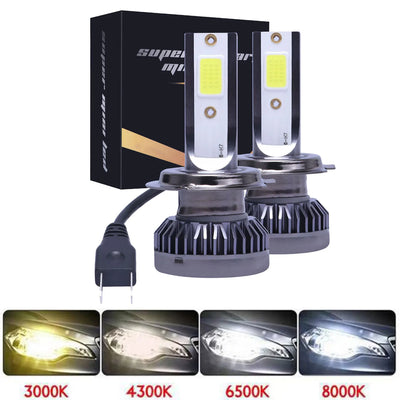 Ampoules LED Mini 80W H7 H11 6000K