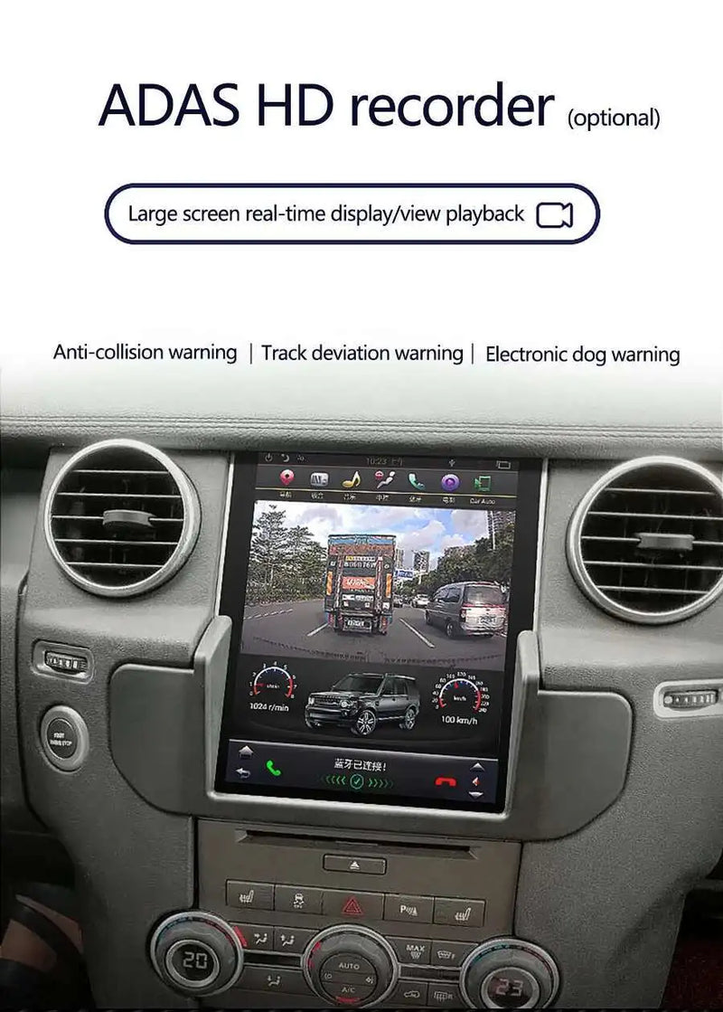 Autoradio Android 14 Land Rover Discovery 4 LR4 2009-2016 Navigation GPS avec Écran de Climatisation
