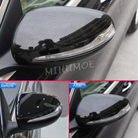 Coque de Rétroviseur Mercedes Classe C W205, E W213, S W222, GLC X253, GLA, GLB, CLS, EQA, EQB, EQC Aspect Carbone, Paire à Coller