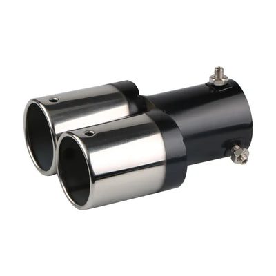 Embout d'Échappement Double Sortie Universel Inox