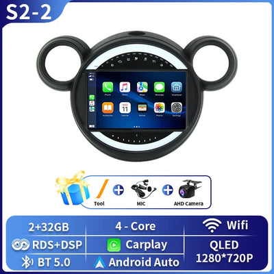 Autoradio Android CarPlay MINI Cooper R56 R60 2006-2015