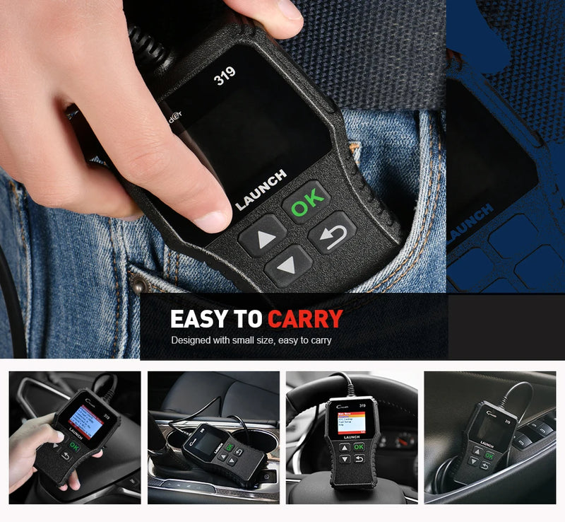 OBD2-Codeleser Launch Creader CR319 Motorkontrollleuchte