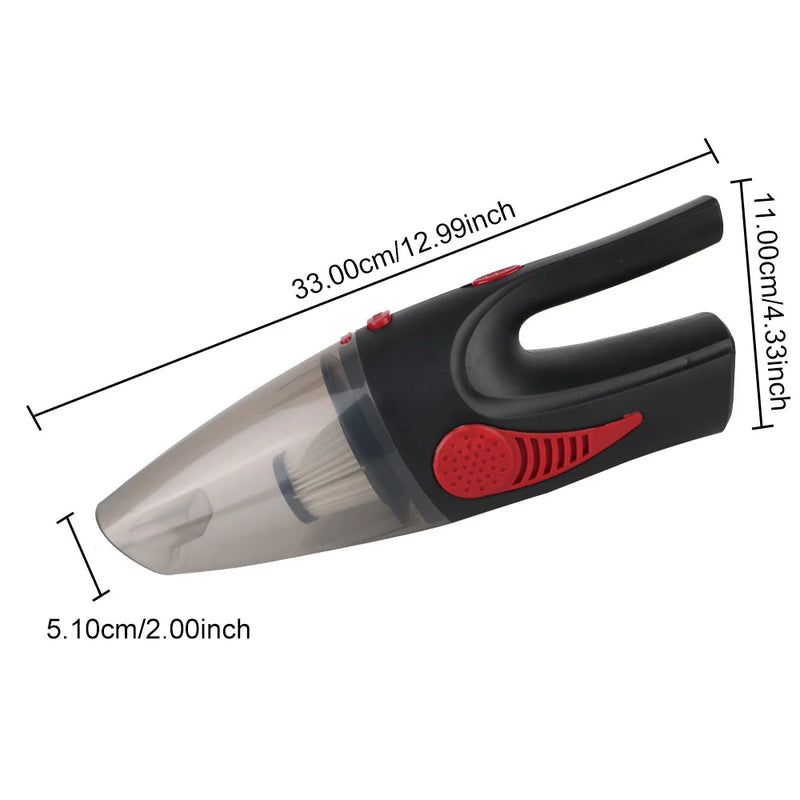12V Car Vacuum Cleaner Cigarette Lighter 120 W Washable HEPA Filter