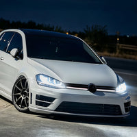 Calandre LED Volkswagen Golf 7 2013-2016 Noir Brillant Liseré Rouge