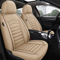 Housses de Siège Renault Clio Captur Scénic Cuir Synthétique Lignes Horizontales