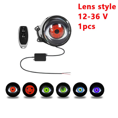 Phares LED Œil du Diable 3 Pouces 6 Modes Dynamiques