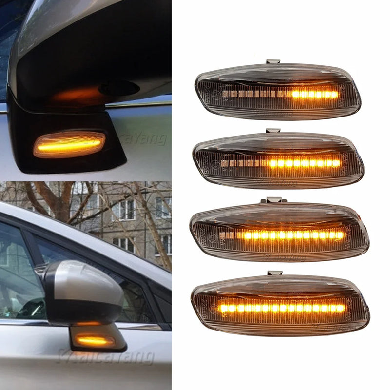 Clignotant Répétiteur Latéral LED Dynamique Peugeot 207 308 3008 5008 RCZ Citroën C3 C4 C5 DS3 DS4 Fumé ou Cristal