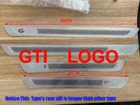 Seuils de Porte Volkswagen Golf 6 7 7.5 8 Acier Inoxydable