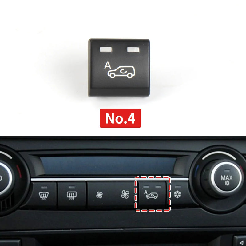 Bouton de Climatisation BMW X5 X6 E70 E71 — vue de trois quarts