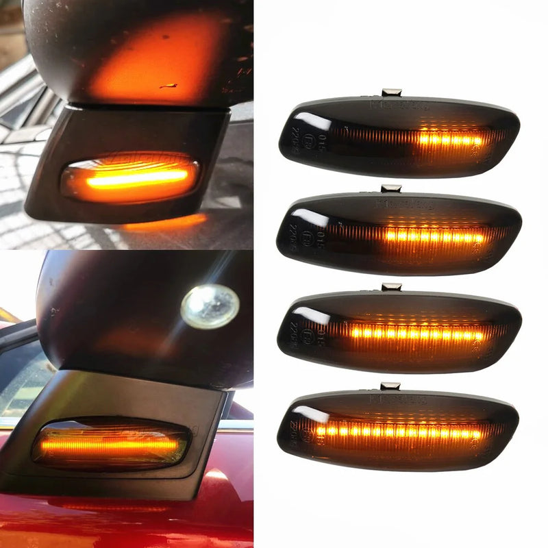 Clignotant Répétiteur Latéral LED Dynamique Peugeot 207 308 3008 5008 RCZ Citroën C3 C4 C5 DS3 DS4 Fumé ou Cristal