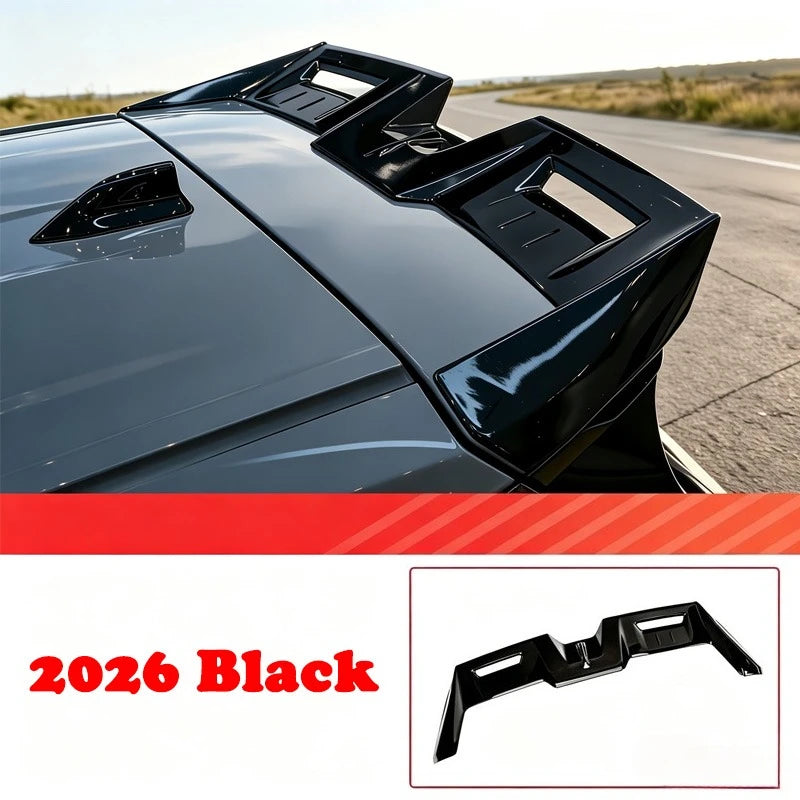 Becquet Aileron de Toit Toyota RAV4 Wildlander 2019-2025 et 2026+ Noir, Blanc ou Aspect Carbone