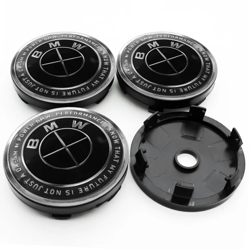 Cache-Moyeux BMW E90 F30 F10 X1 X5 56mm 60mm — vue de face