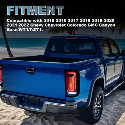 Feux Arrière LED Chevrolet Colorado GMC Canyon 2015-2022