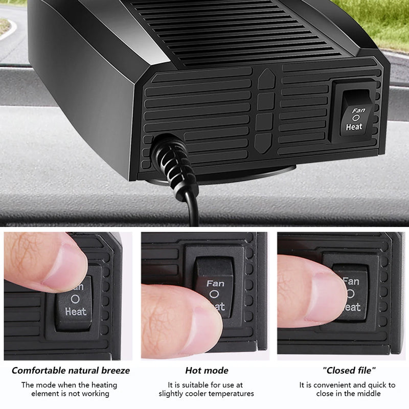 Chauffage Voiture 12V 24V Céramique PTC 180 W Chaud et Froid