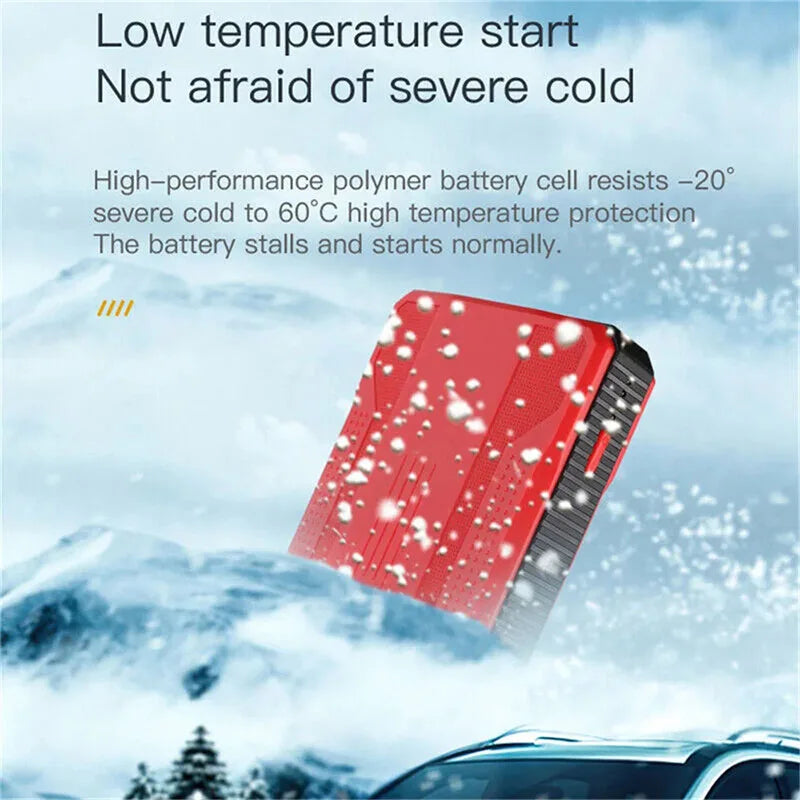 Booster de Batterie Voiture 400A 12V avec Lampe SOS